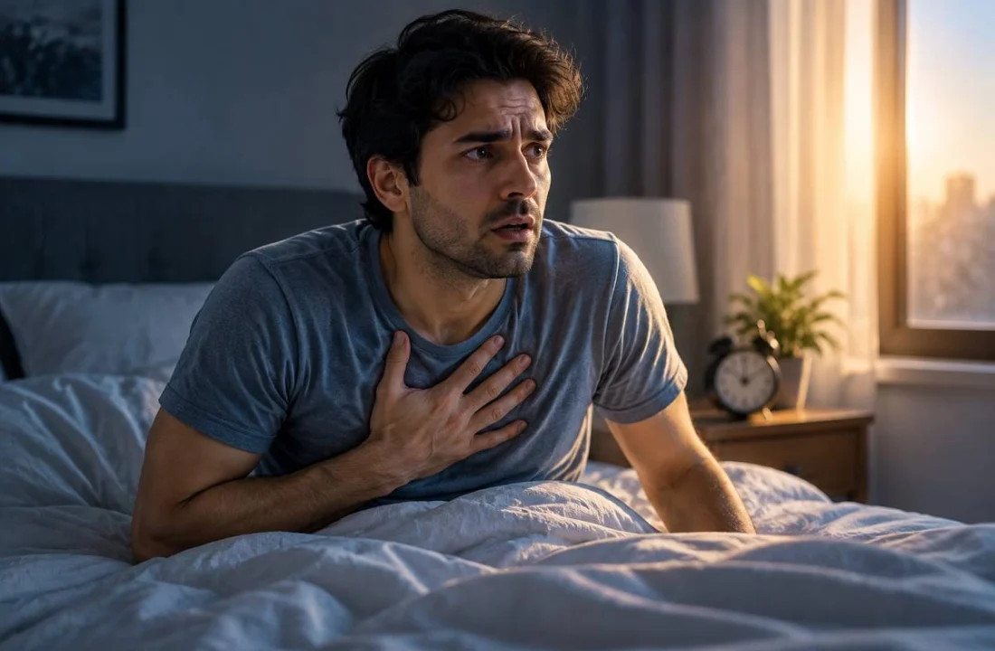 علت بیدار شدن از خواب با استرس چیست؟ ۷ دلیل پنهان اضطراب صبحگاهی